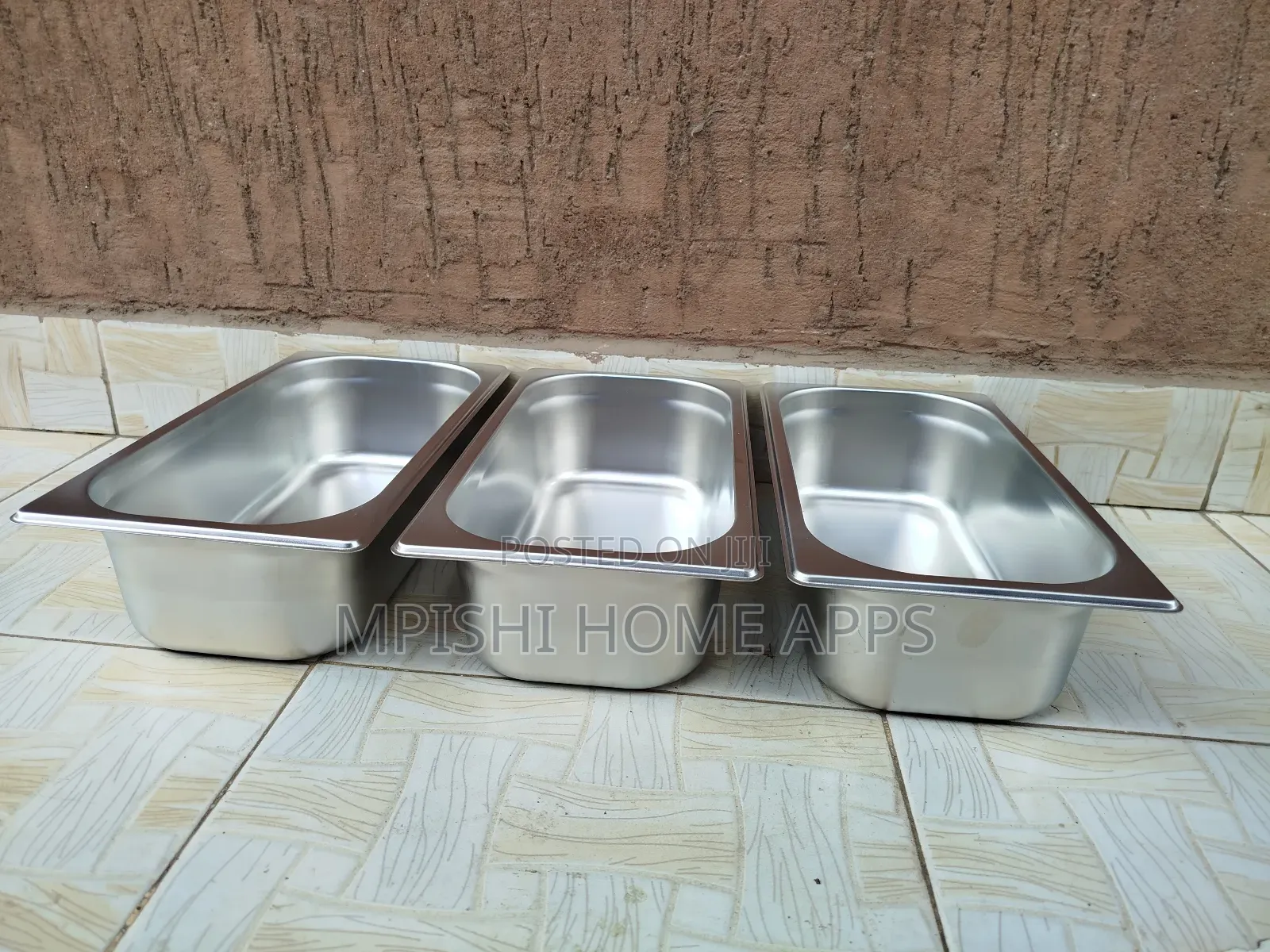 Stainless Steel Chaffing Dish Insert Triple.