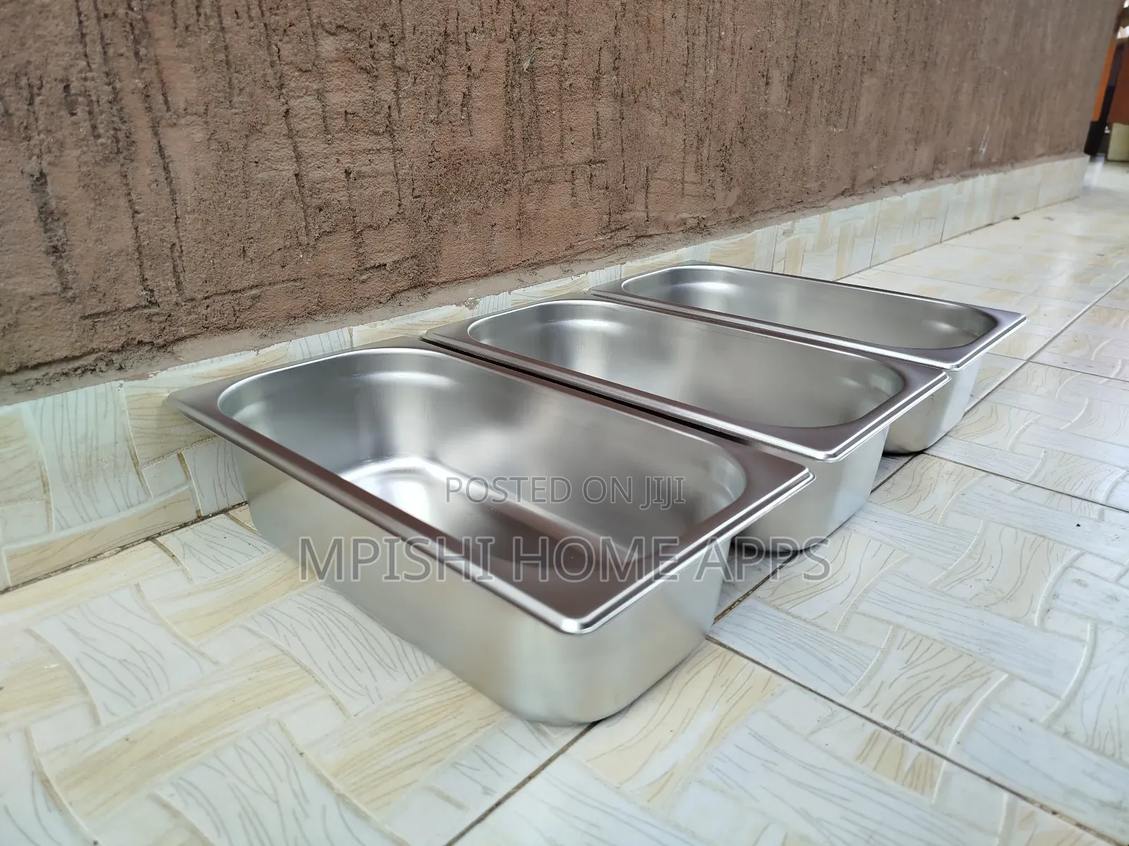 Stainless Steel Chaffing Dish Insert Triple.