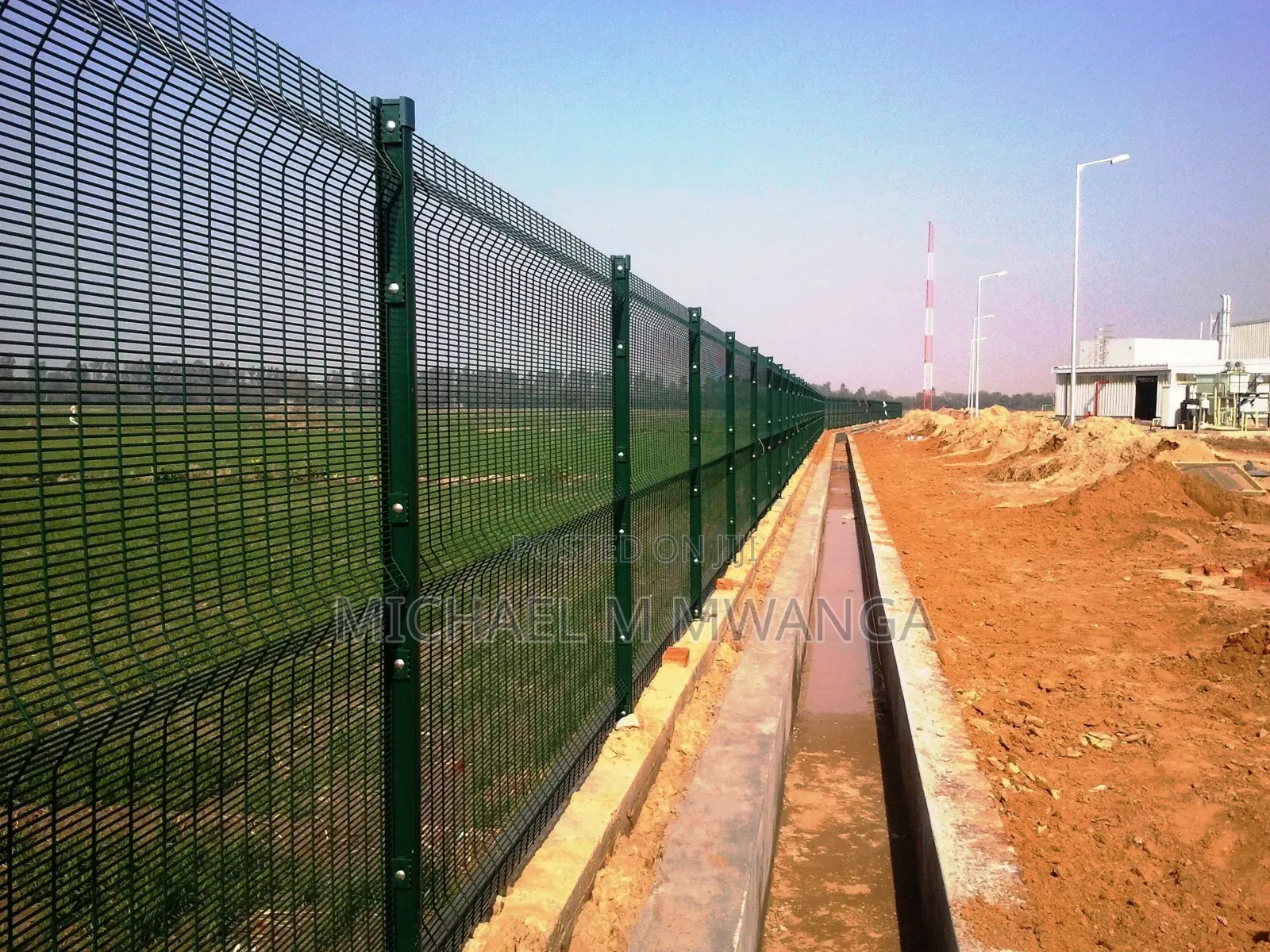 Climb Resistant Galvanized Clear View Anti Climb Fence