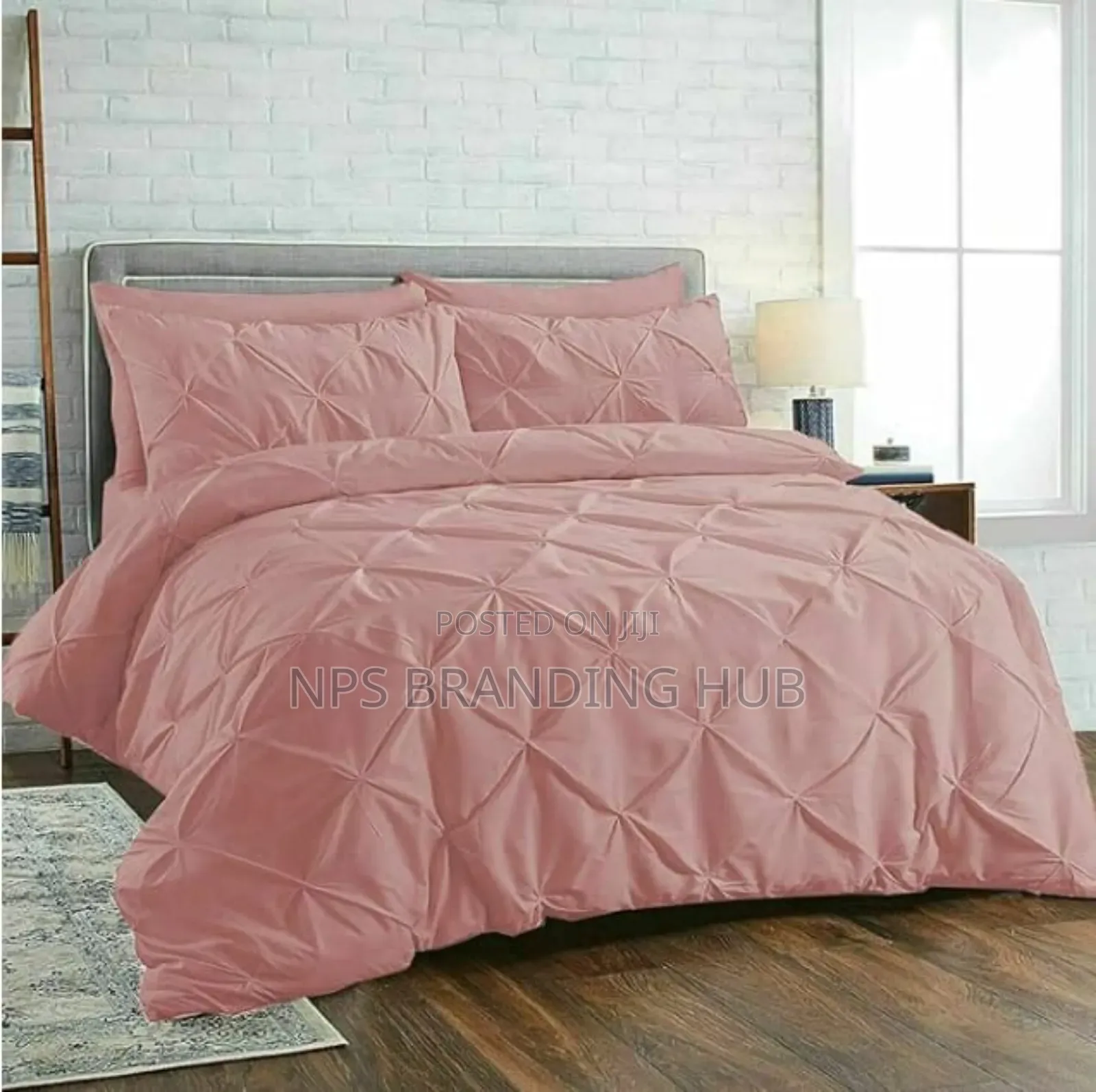 Pinch Pleat Pintuck Duvet Cover Set 6*6/6*7 Sk