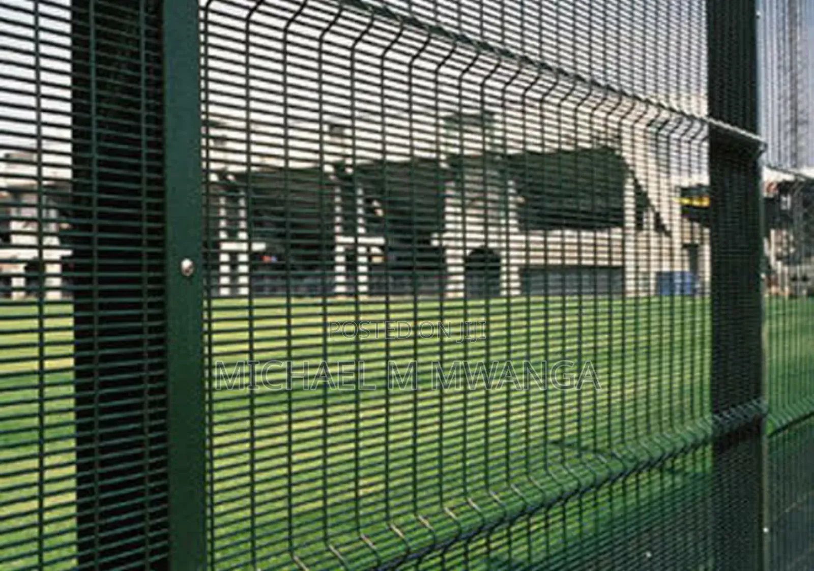 Visually Transparent Galvanized Clear View Anti Climb Fence