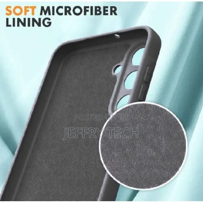 Samsung Galaxy A57 Back Cover Black Original Premium Silicone Heavy Du