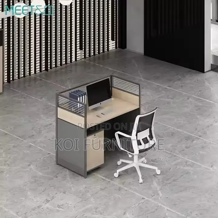 Office Desk : 1-Way Modular Office Workstation