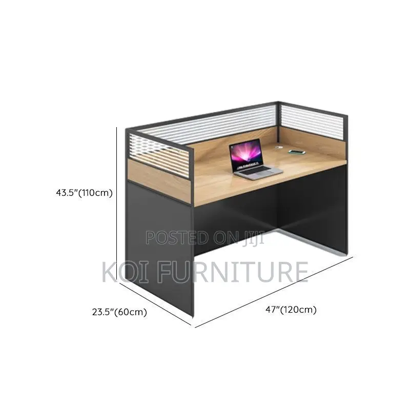 Office Desk : 1-Way Modular Office Workstation