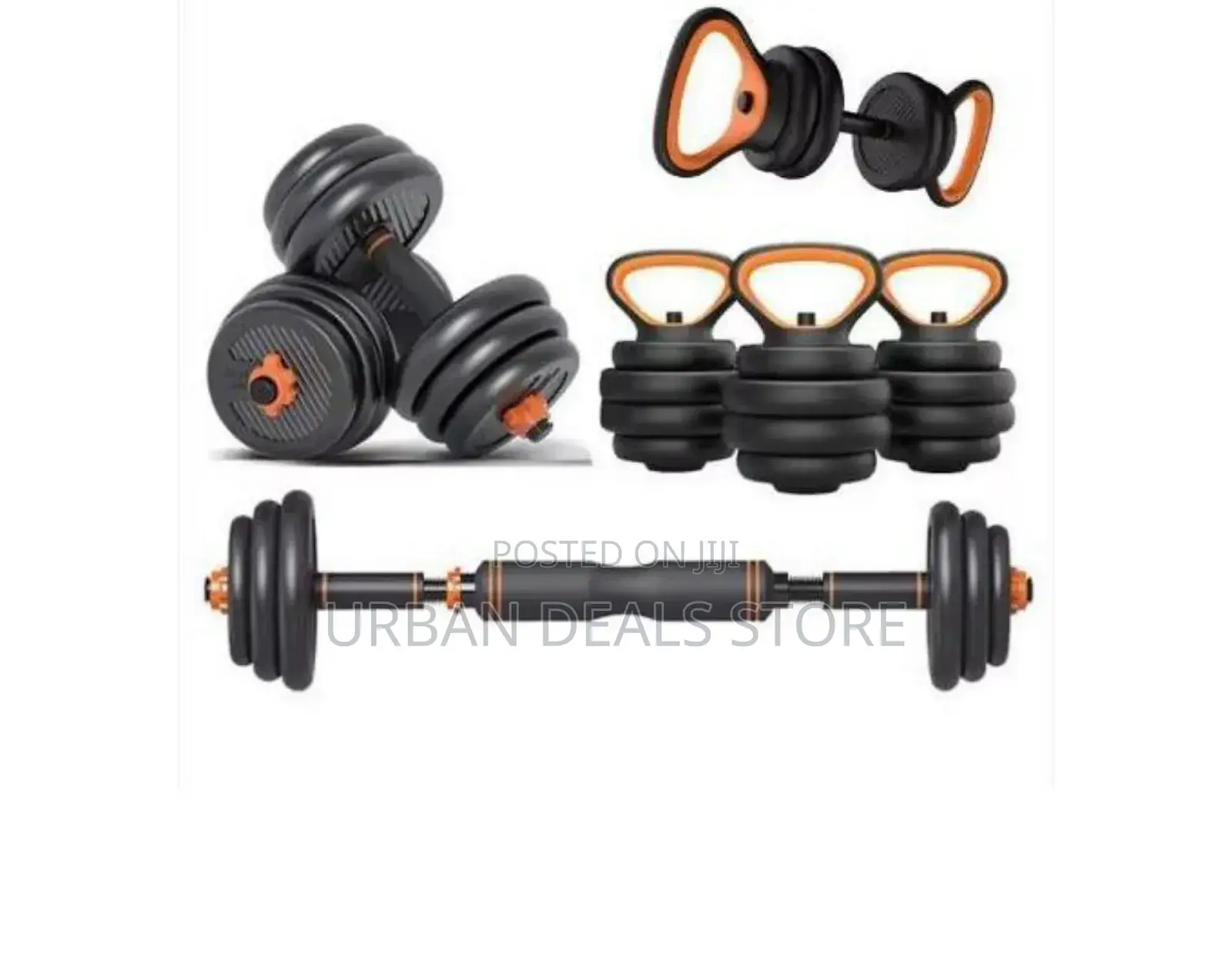 6-in-1 Adjustable Kettlebell Weights 30kgs