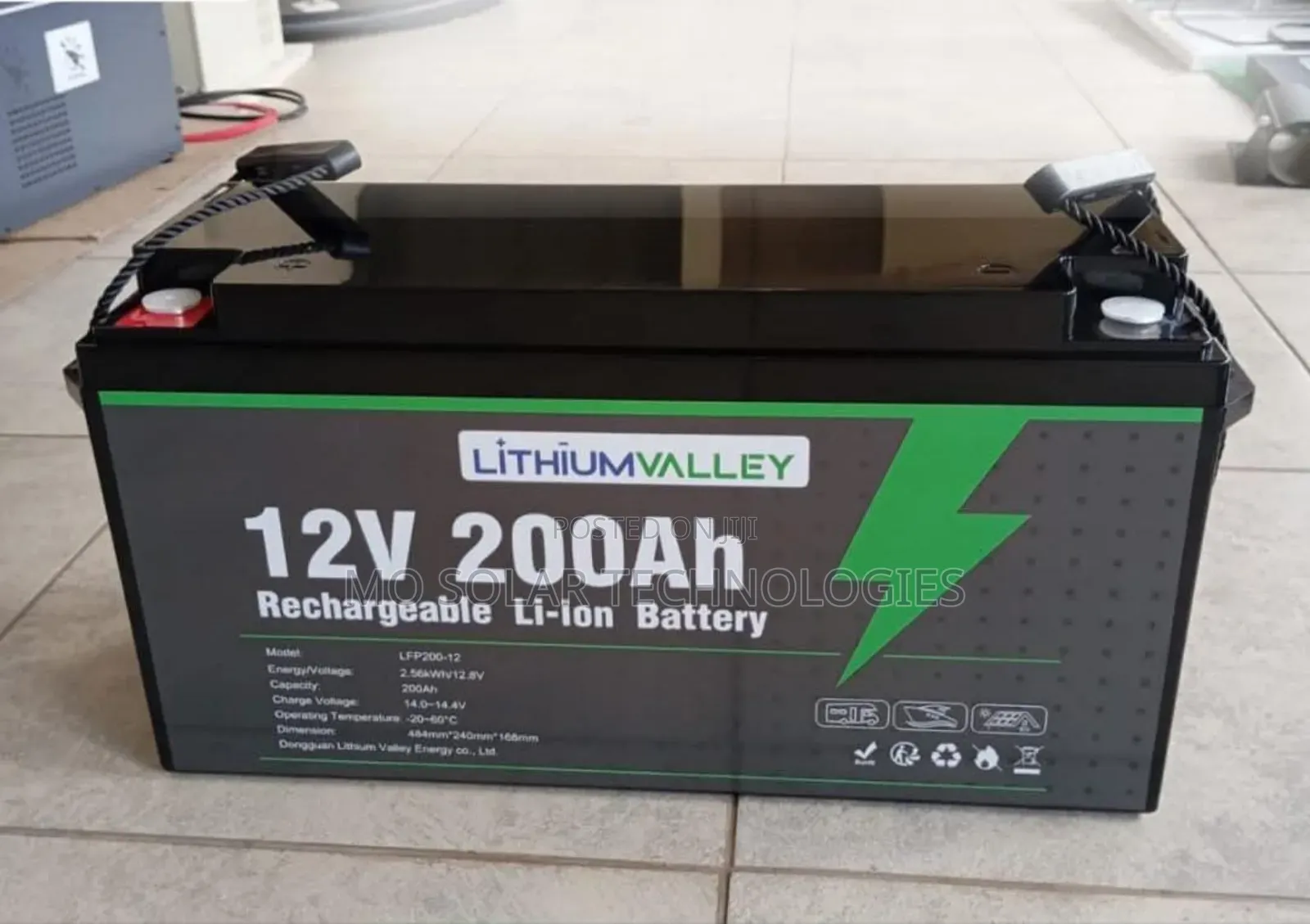 2.5kwh 12v 200ah Lithium Valley Lifepo4 Lithium Battery