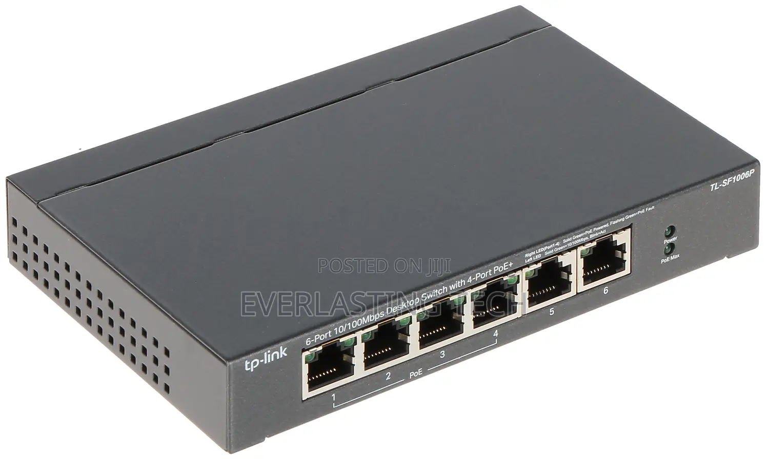 Tp-Link 6-Port 10/100mbps Desktop Switch With 4-Port Poe+ - Tl-Sf1006p