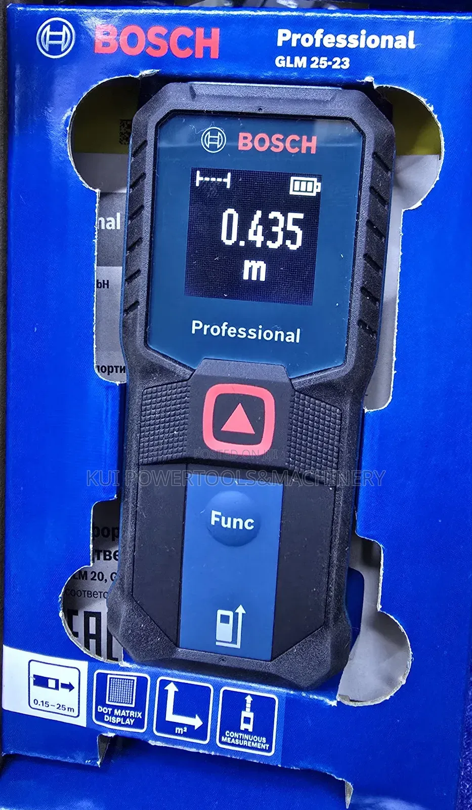 Original Bosch 25m Laser Distance Meter
