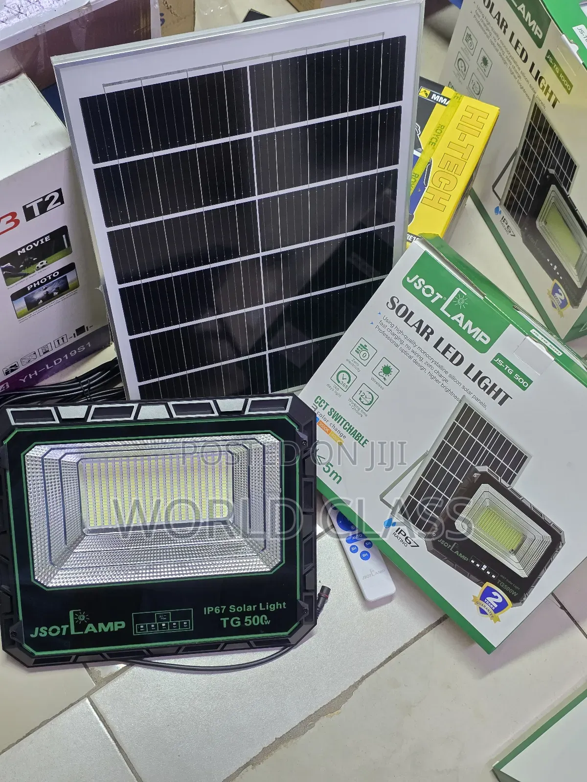 500w Solar Flood Light Quality