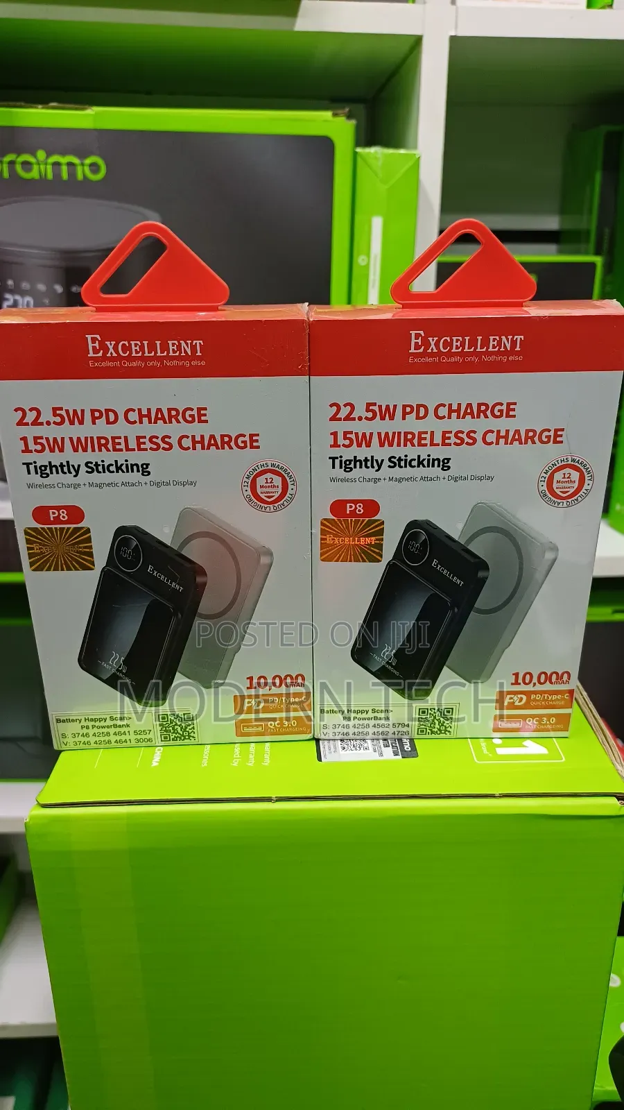 Excellent P8 10,000mah Wireless Power Bank With Fast Charge 