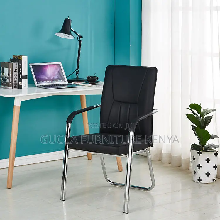 Leather Cushioned Office Conference Chair