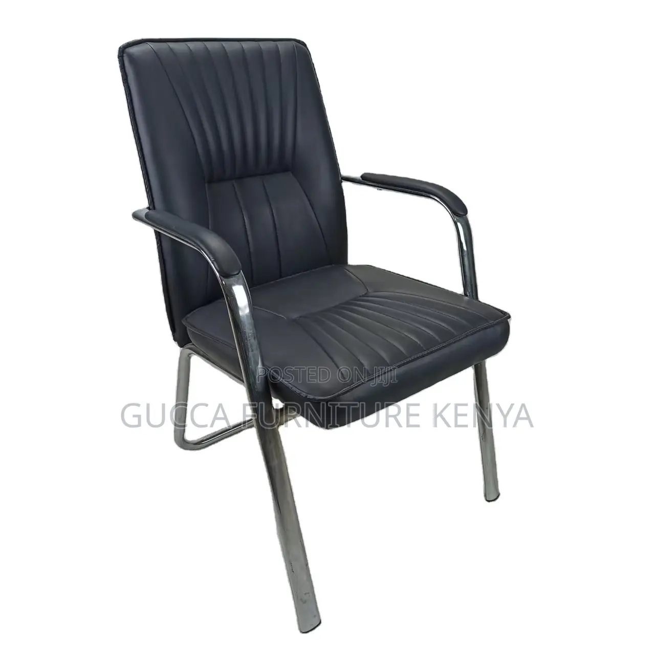 Leather Cushioned Office Conference Chair