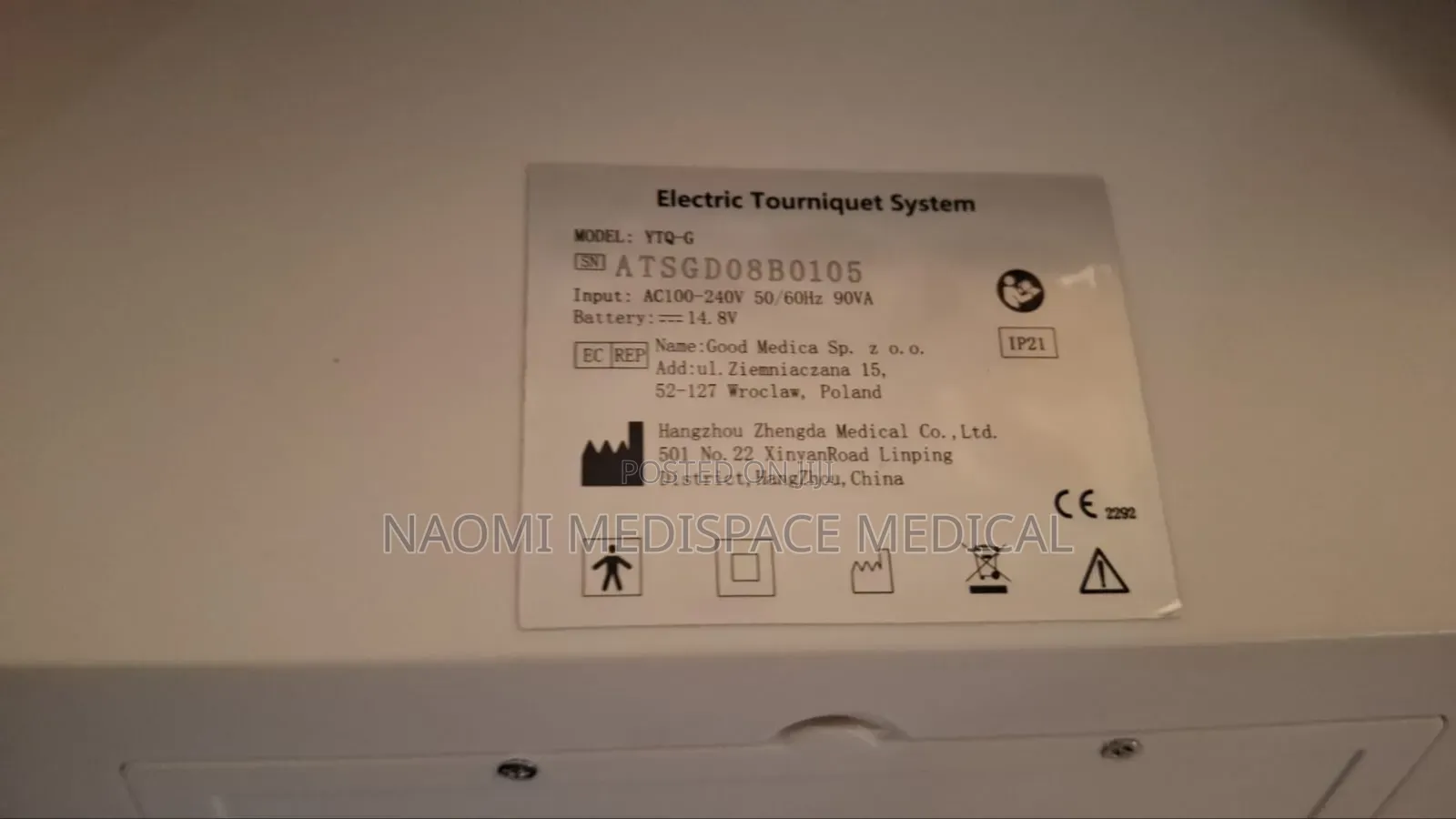 Electric Automatic Torniquet System With Stand(Imported)