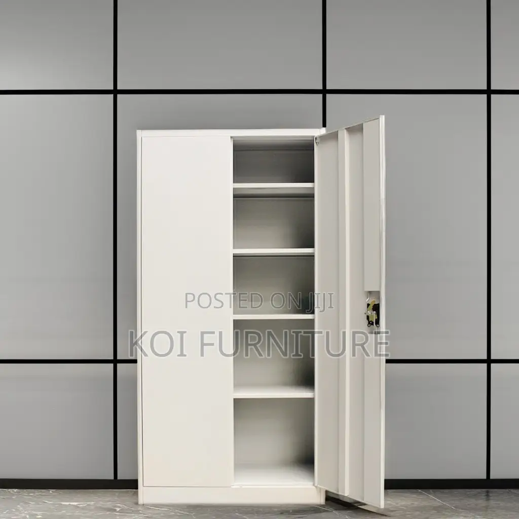 Office Cabinet : 2‐Door Full Metallic Office Cabinet