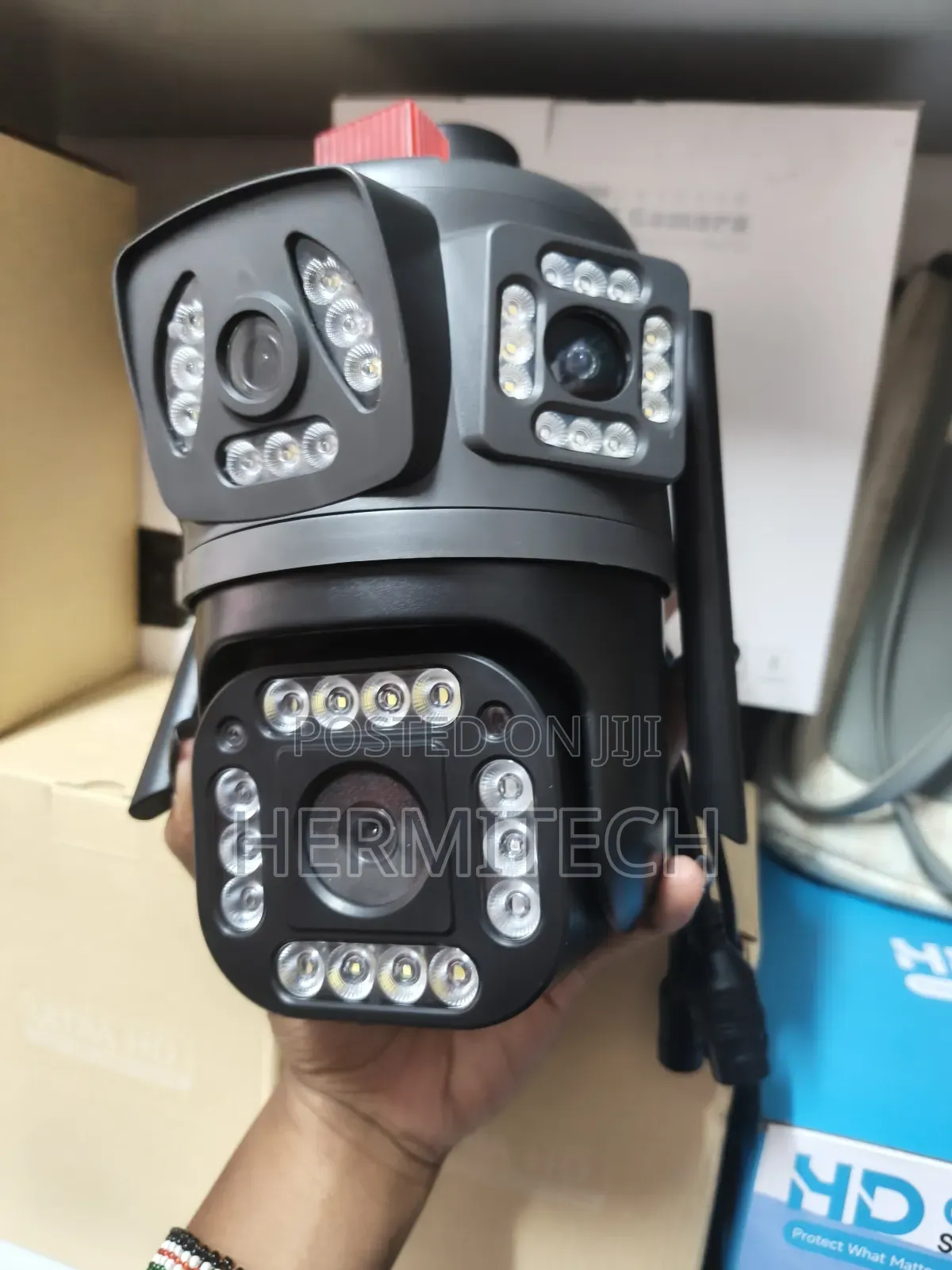 1 PTZ Dual Lens Two Screens 4g Ethernet Cable