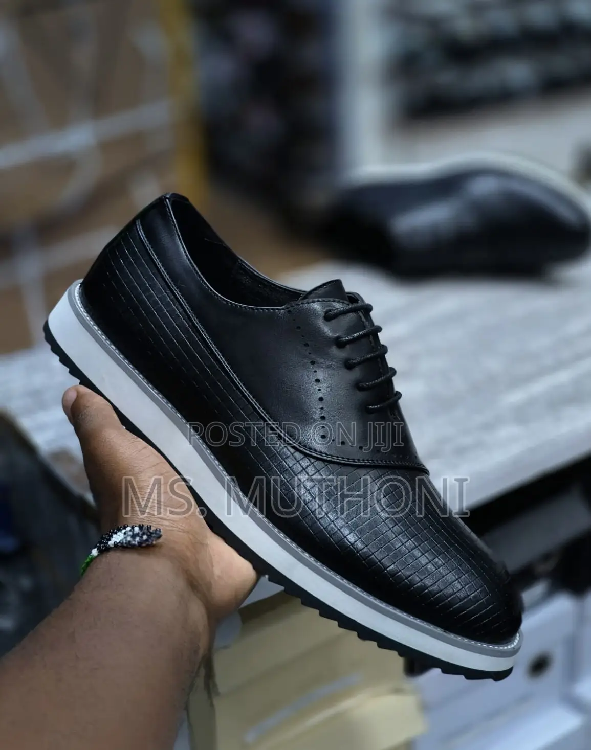 Berluti Checked Casual Derby Shoes Size 40-45