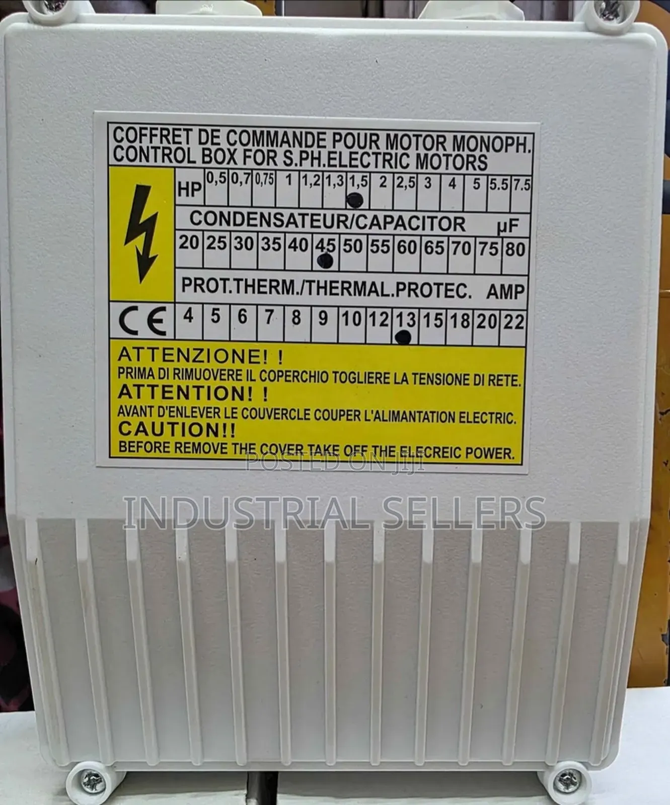 Reliable Pump Control Box 1.5hp