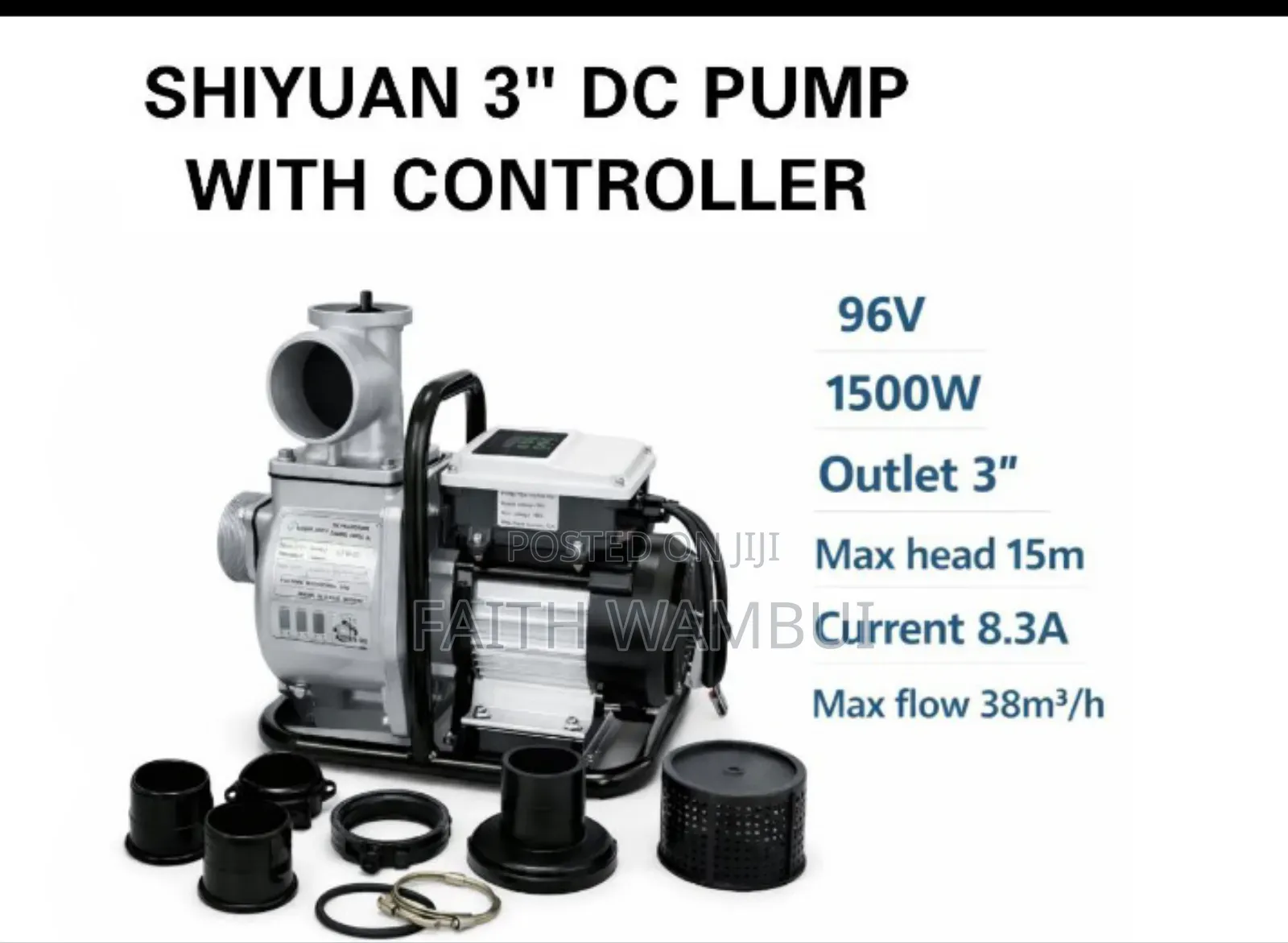 Professional 3 Inch Shyuan Dc Pump With Controller