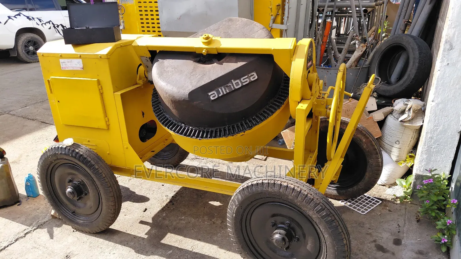 Concrete Mixer 500l Diesel Ppropelled Best Quality.