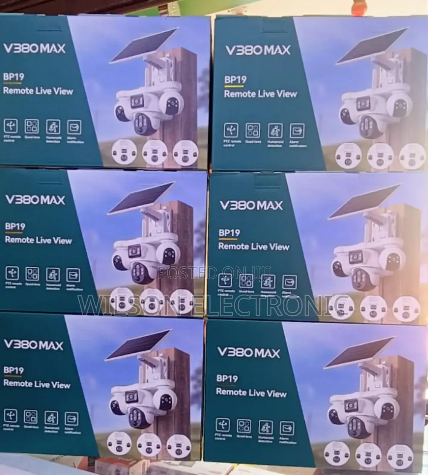 V380max 4g Sim Card Solar Outdoor Camera