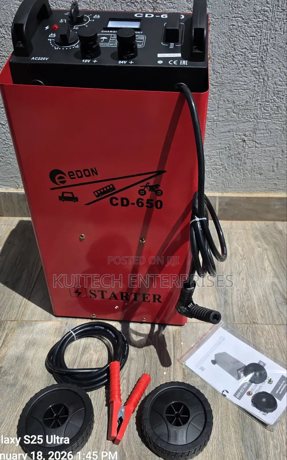 12v / 24v Battery Charger Edon Battery Charger Cd650a