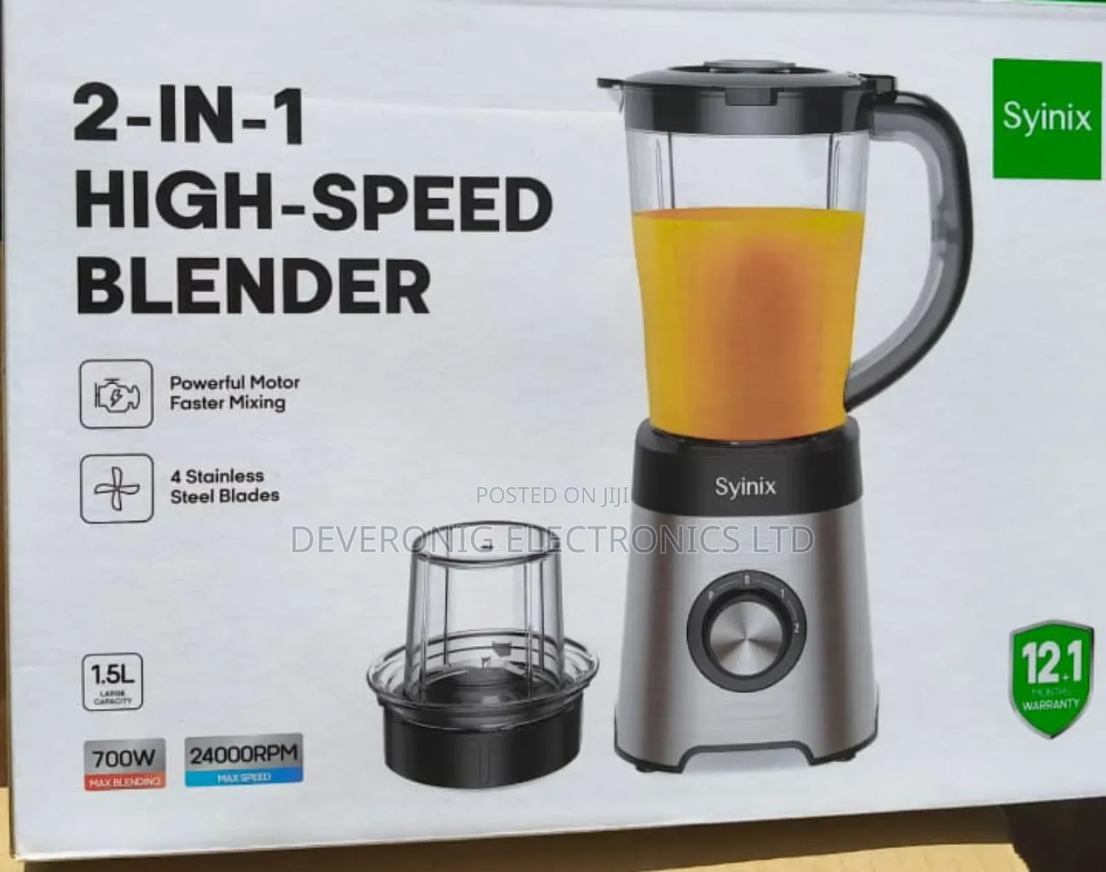 Syinix 2in1 Blender