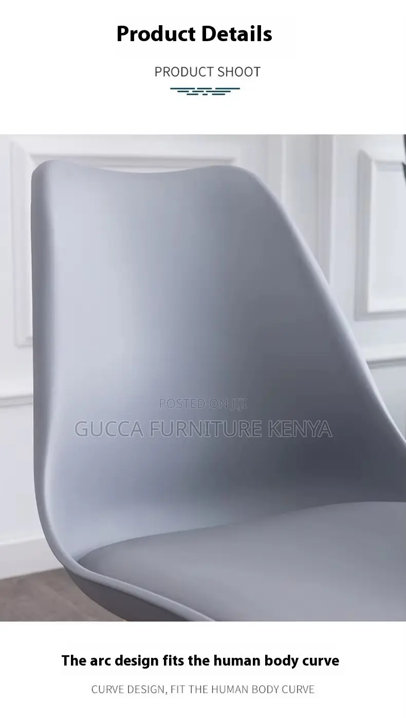 Armless Plastic Eames Home Dining Room Chair
