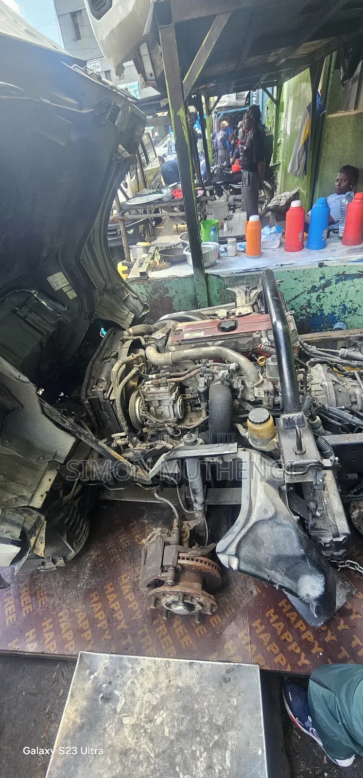 Toyota Dyna Halfcut With Engine and Gearbox on Sale