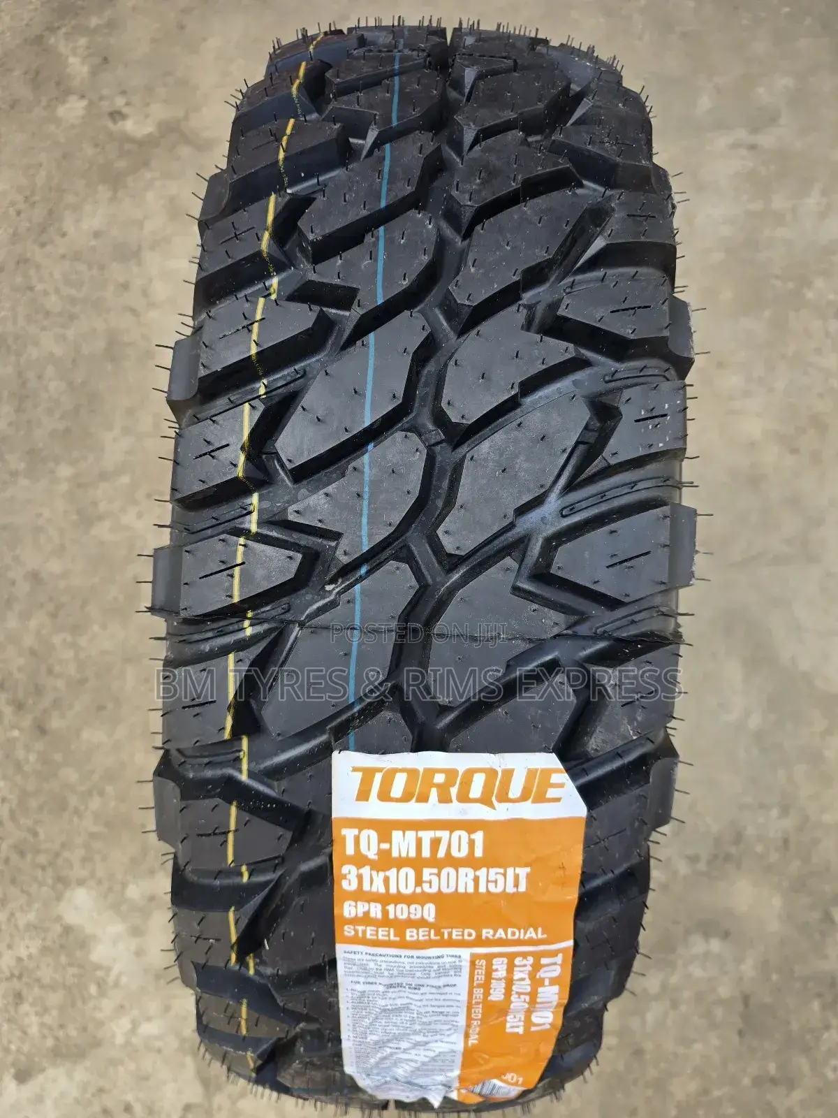 31x10.50r15 Torque Tyres (Mud Terrein).