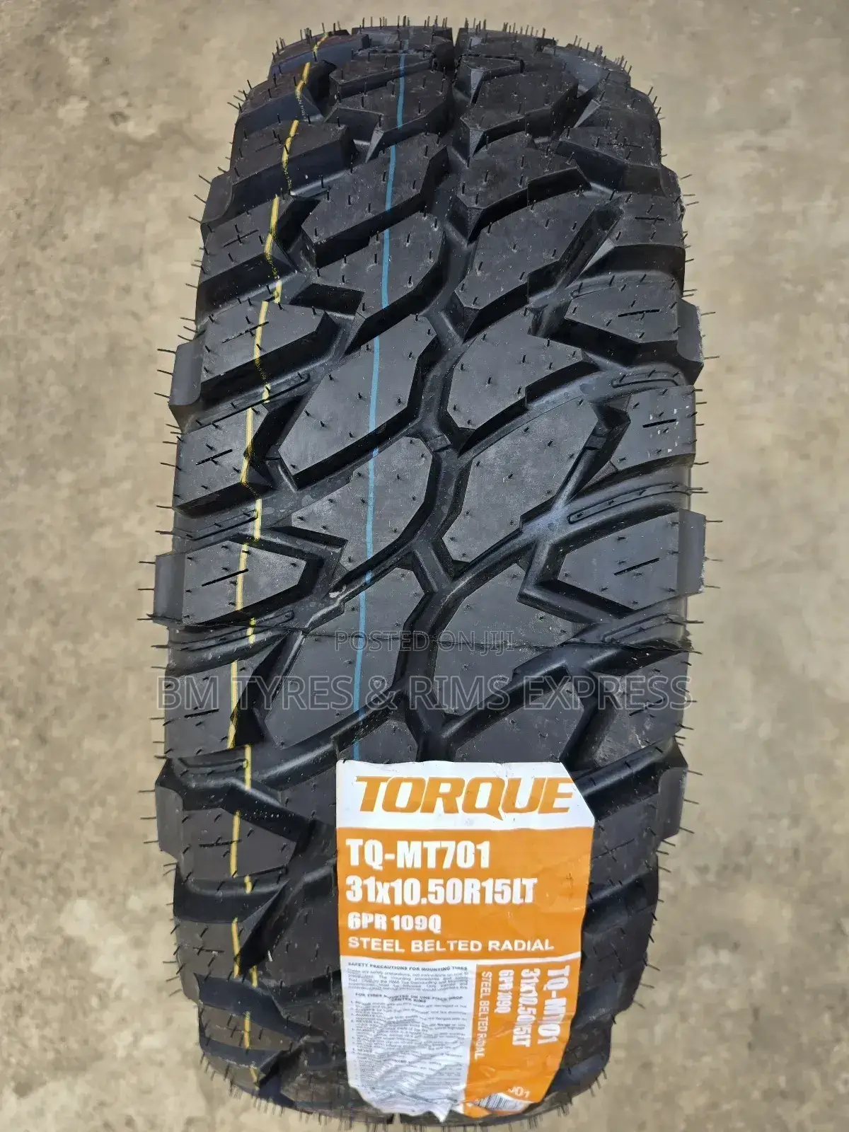 31x10.50r15 Torque Tyres (Mud Terrein).