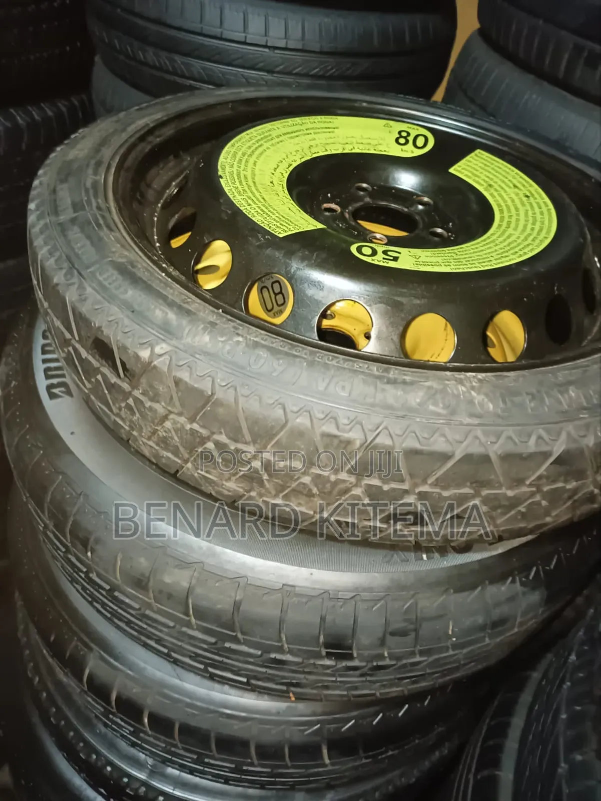 Genuine Donut Tire Size 16" for Volvo V60 and V40 as Well.