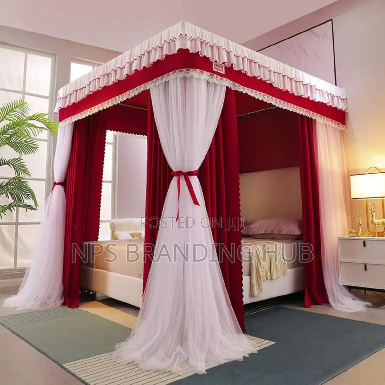 Canopy 4 Stand Mosquito Nets Size: 5*6 6*6
 
 Sk