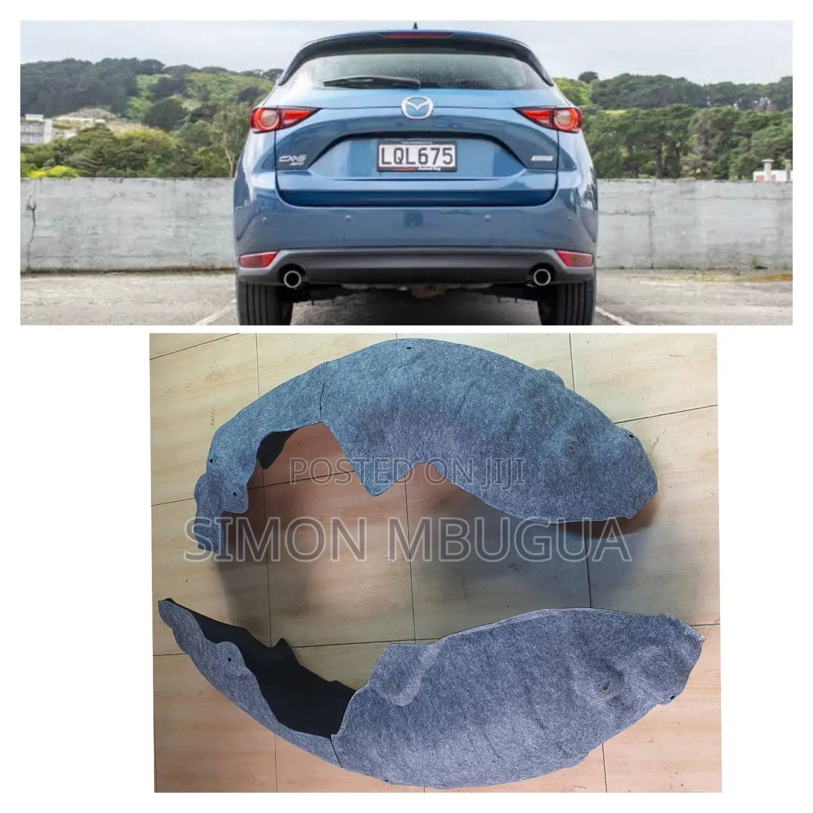 Mazda Cx-5 2018 Rear Stoneguard