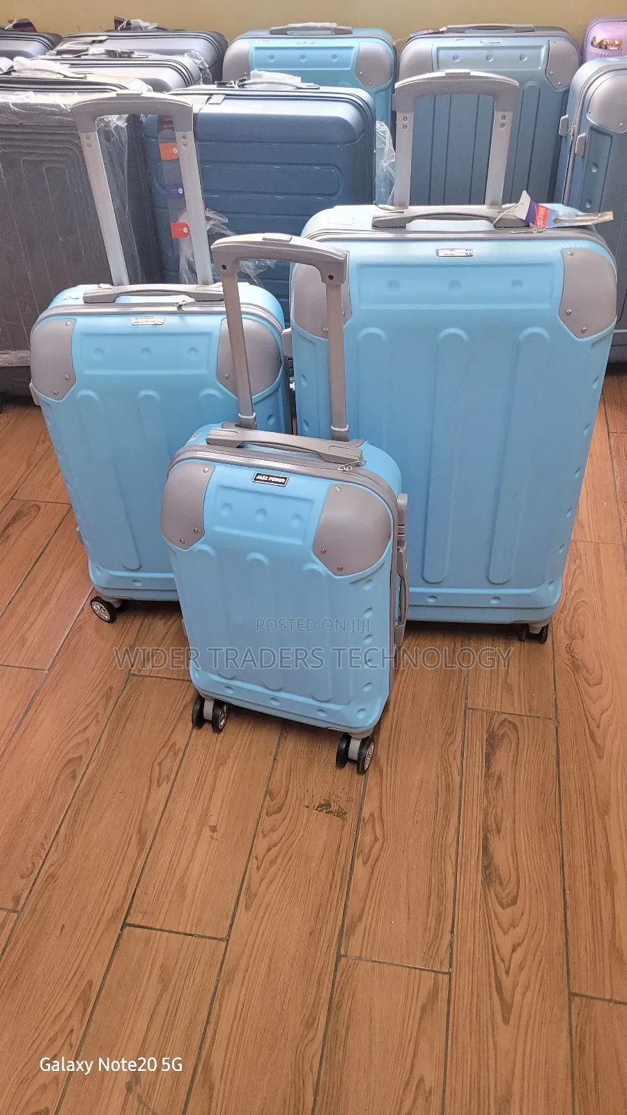 Jazz Power 3-in-1 Luxurious Fiber Suitcase Set