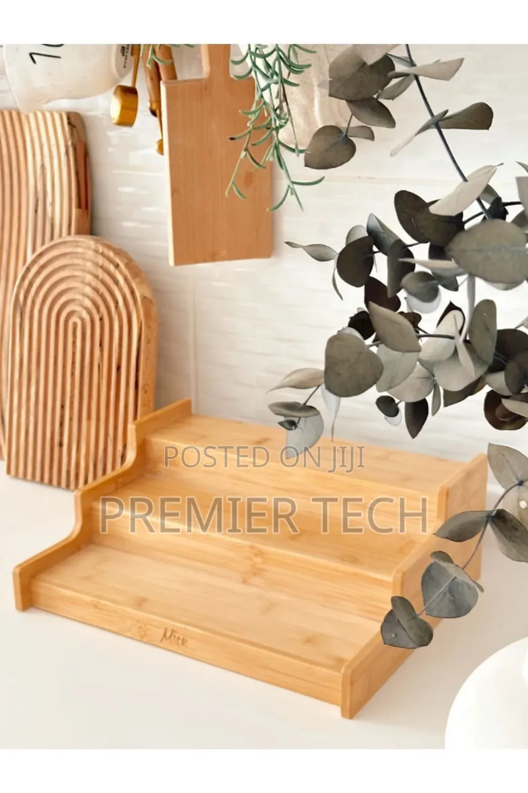 3 Step Multipurpose Bamboo Spice Organizer