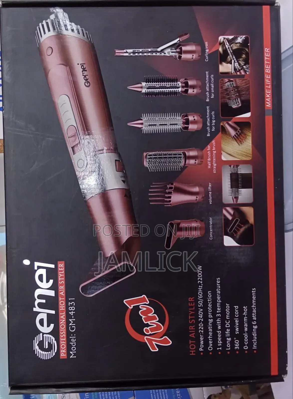 Gemei Professional Hot Air Styler –Dv
