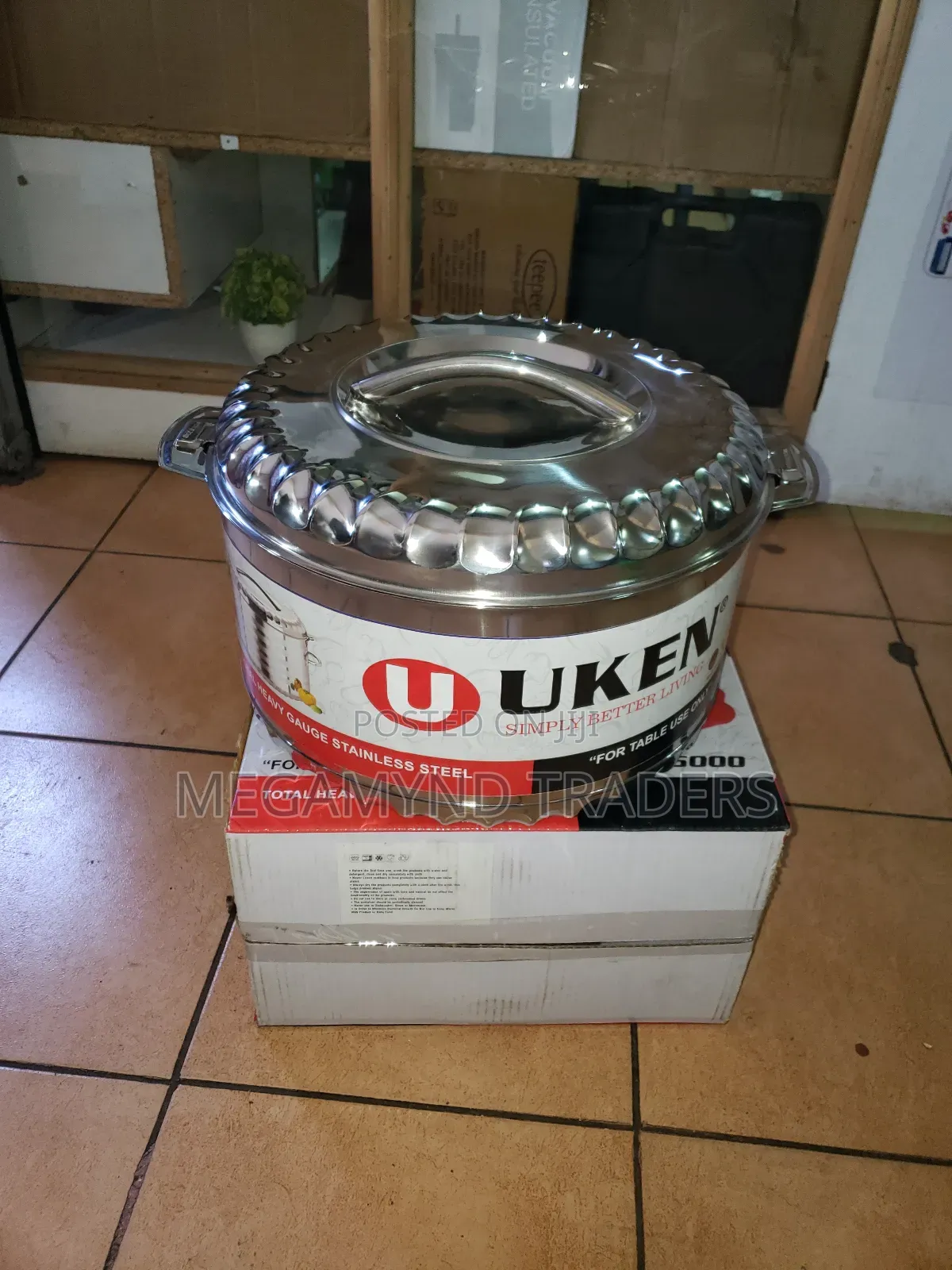 15 LTR Stainless Steel Hot Pot / Uken Hotpot 15 LTR