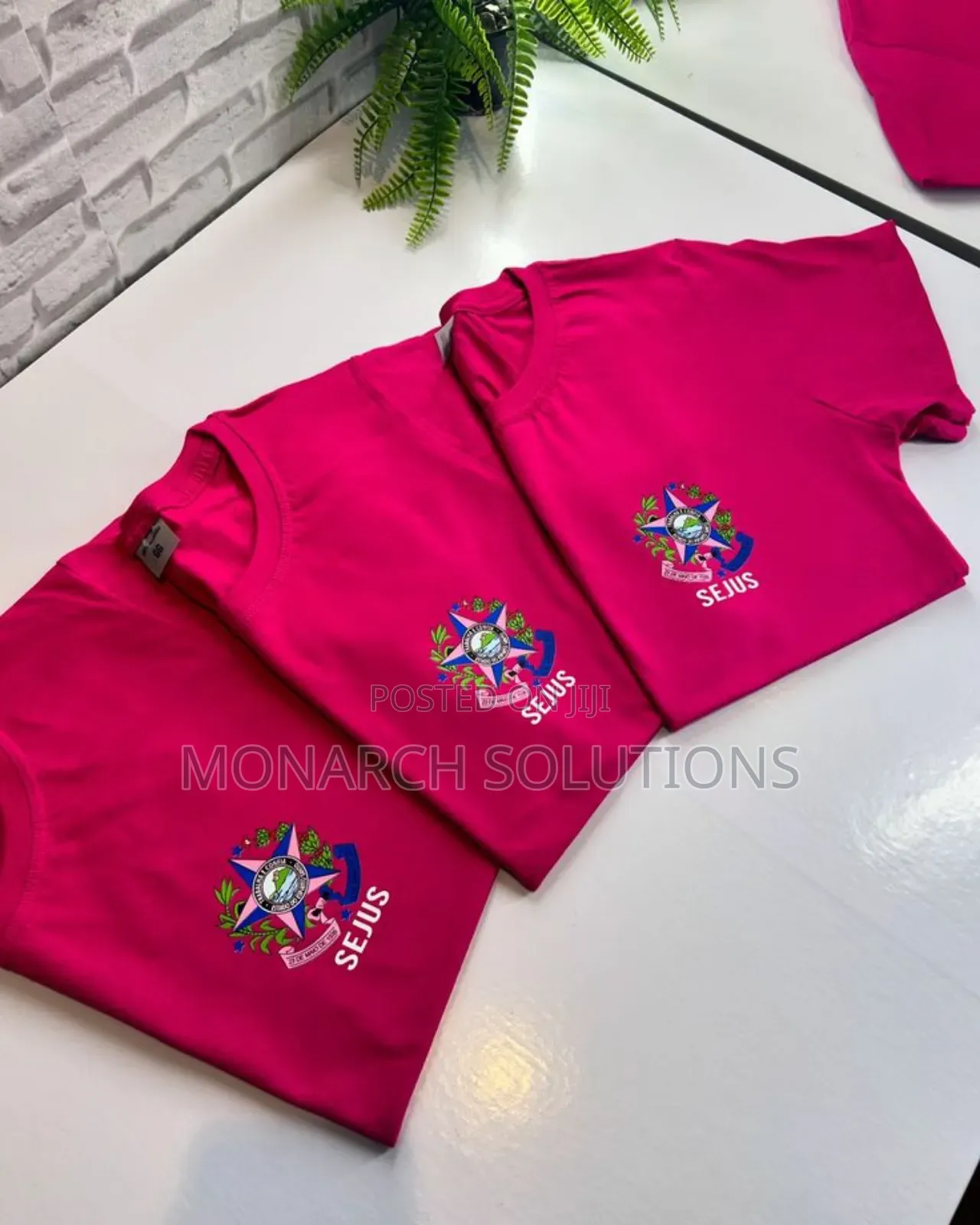 Royal Blue/ Red Tshirts With Brand