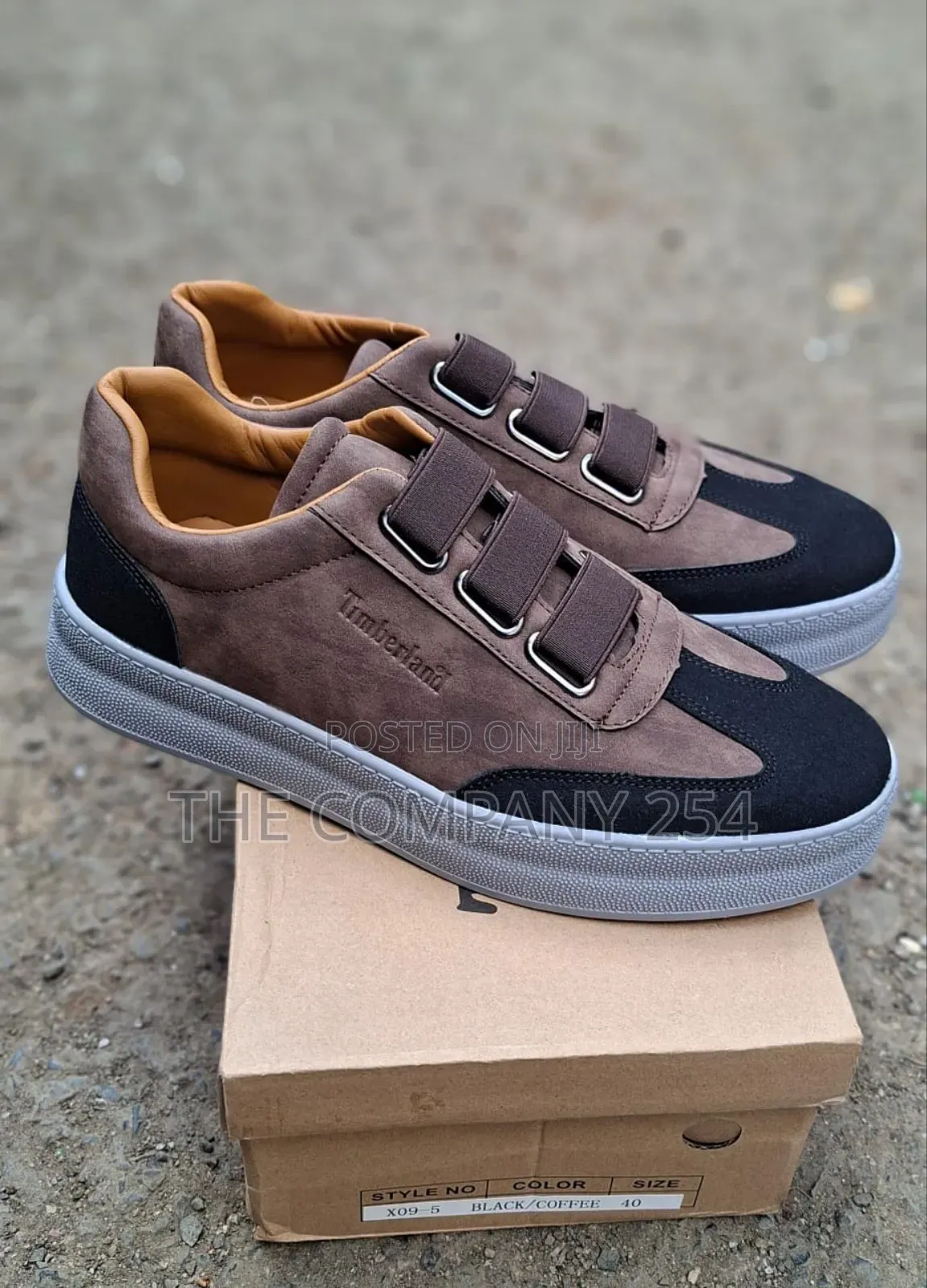 Quality Leather Casual Timberland Rubber Sole Shoes