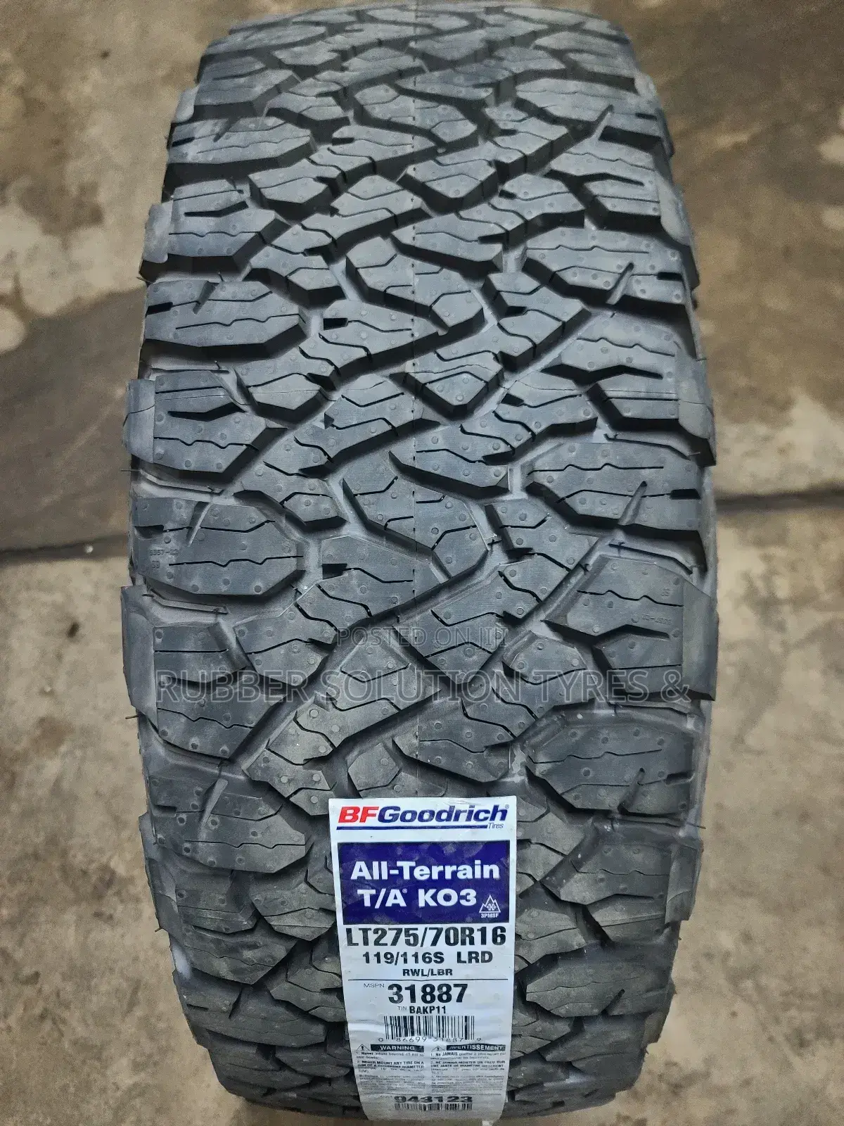 275/70r16 Bf Goodrich Tyres a/Tk03 All Terrain
