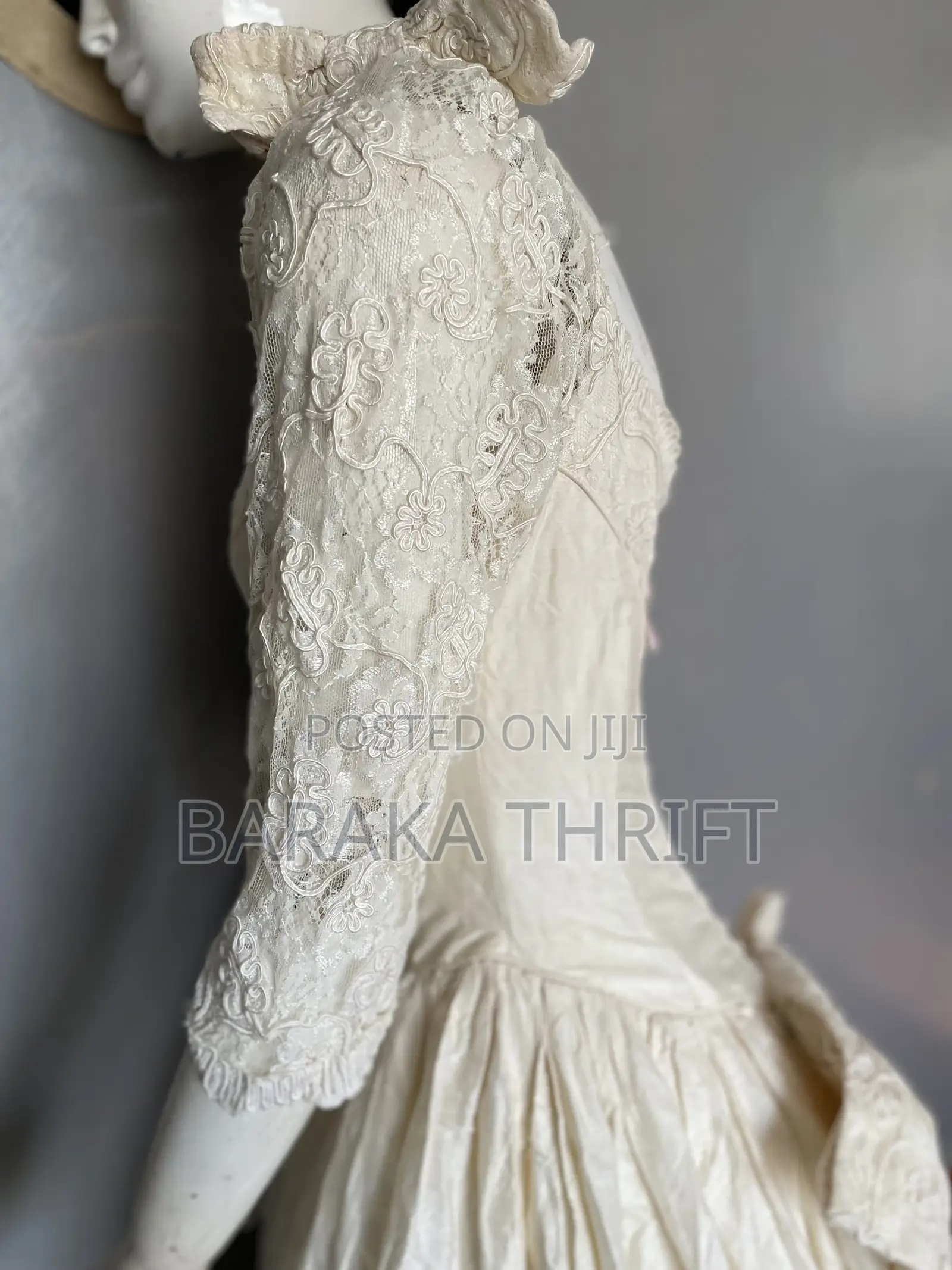 Vintage Helen Marina Wedding Dress (100% Silk)