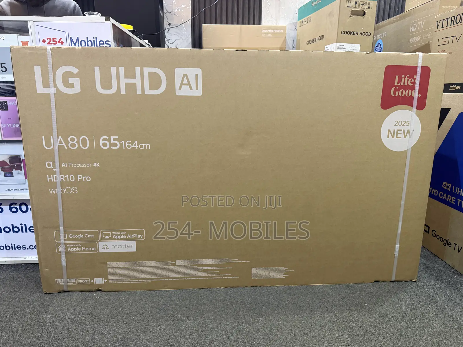 Lg 65 Inch Uhd Ai Smart Tv Ua80 Hdr10 Webos25 2025 (65ua80006lc