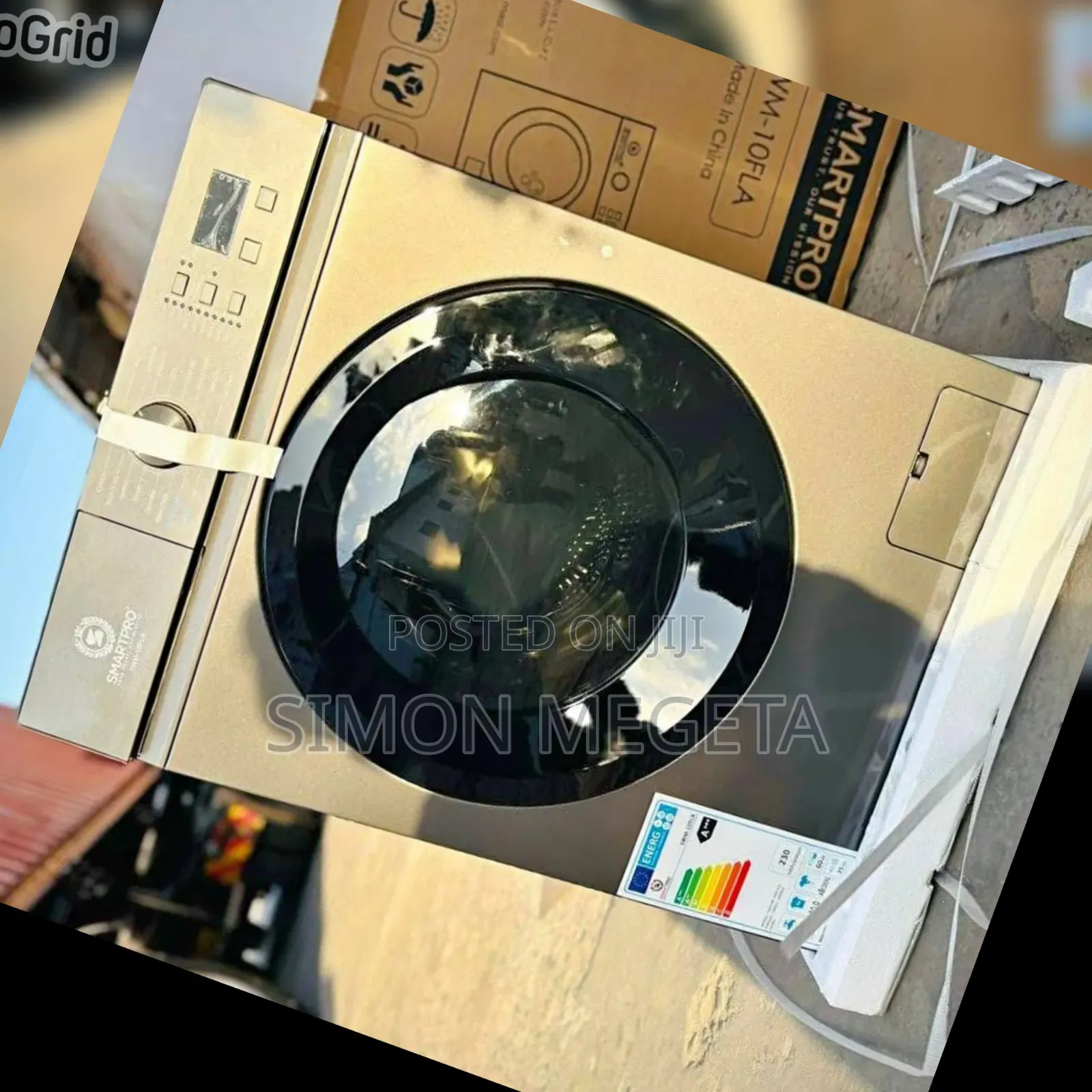 Restocked Smartpro 8 KGS Front Load Washing Machine