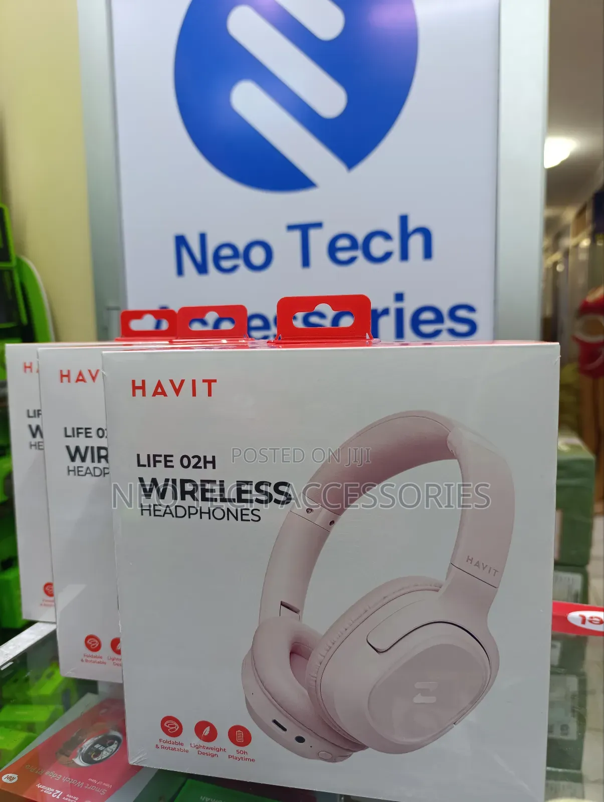 Havit Life 02h (H612bt) Pink Wireless Headphones