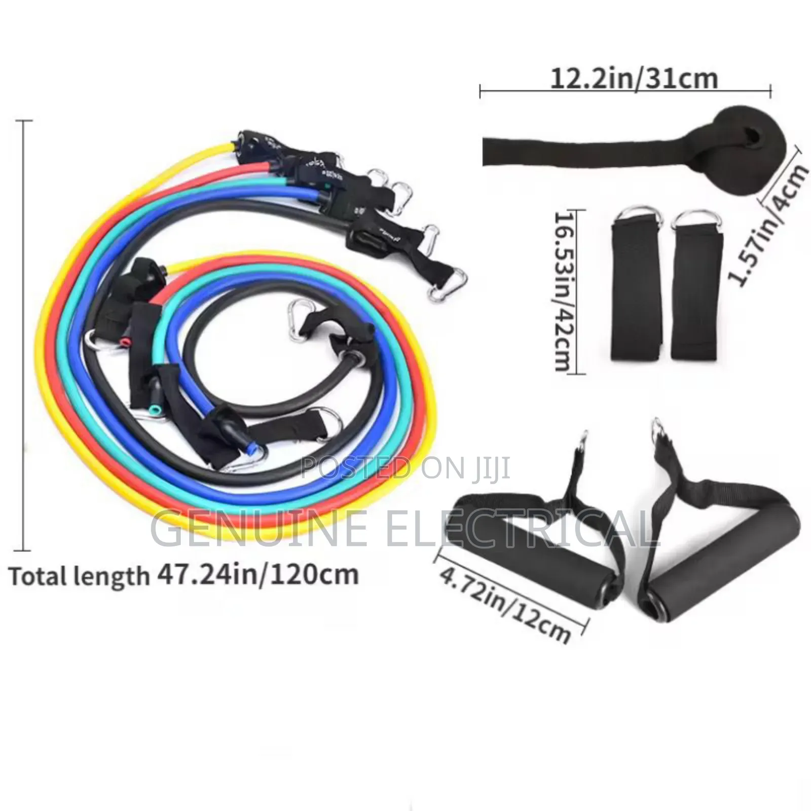 11pcs/Set Pull Rope, Resistance Bands, Portable Fitness Equipment,