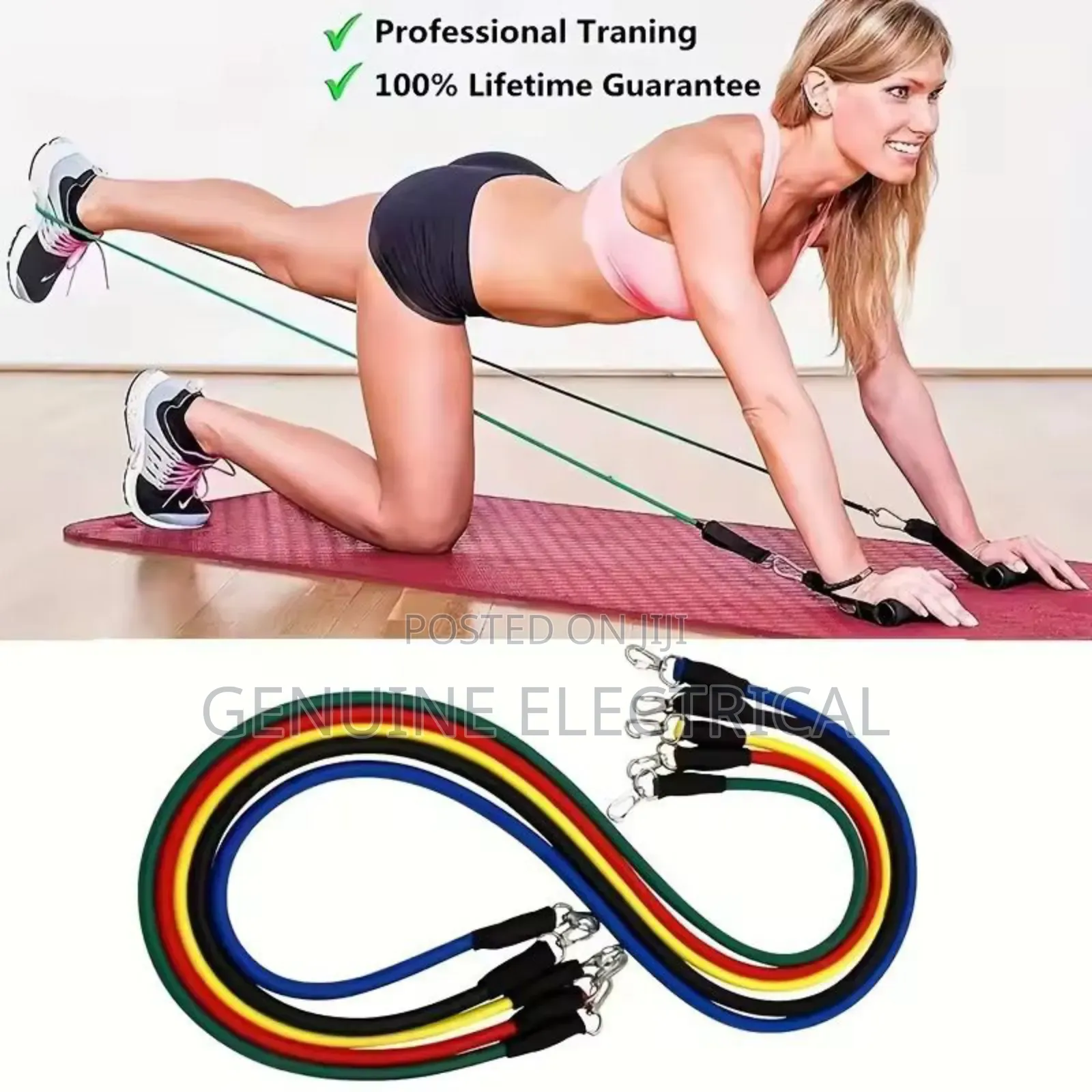 11pcs/Set Pull Rope, Resistance Bands, Portable Fitness Equipment,