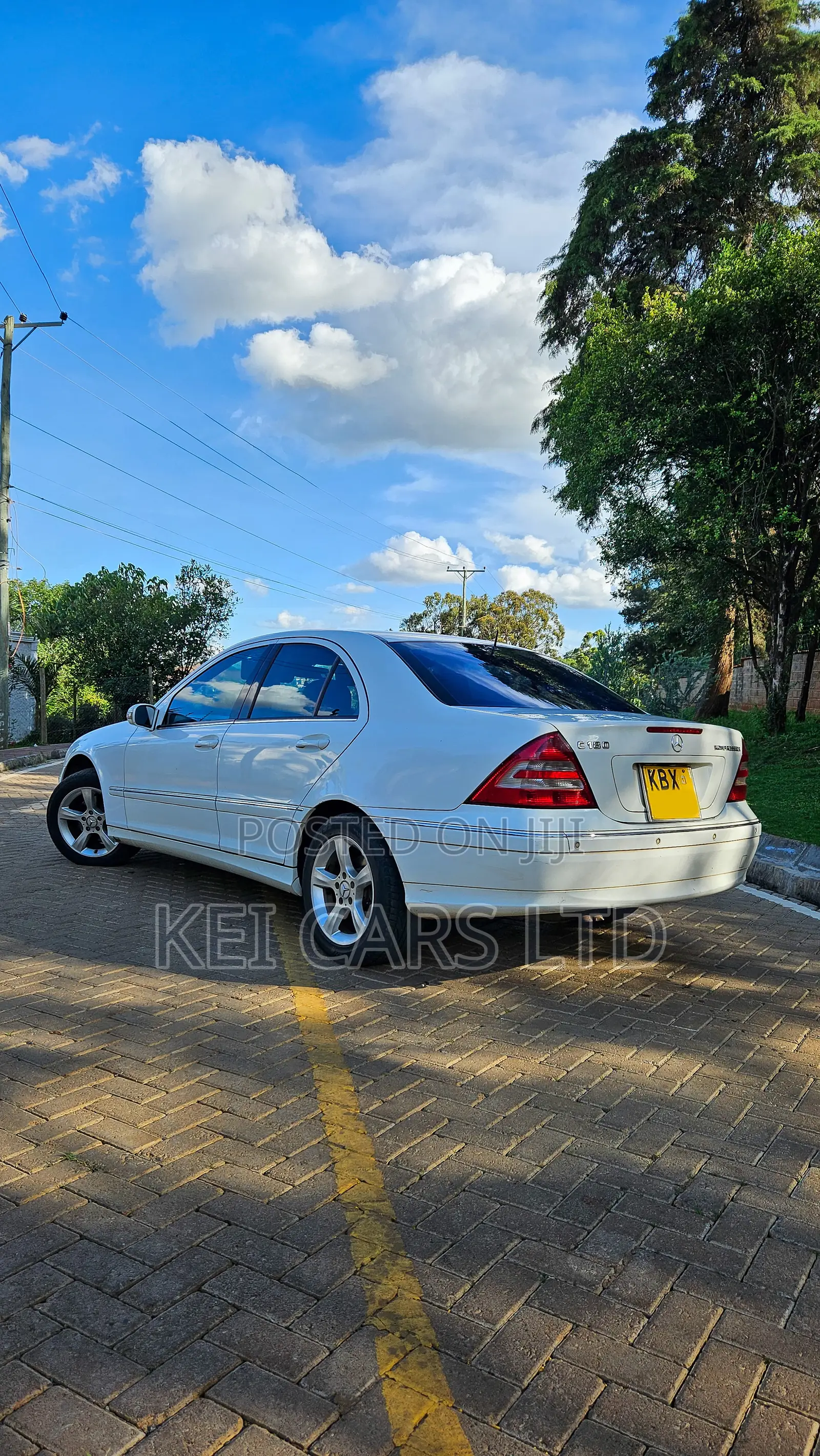 Mercedes-Benz C180 2007 White