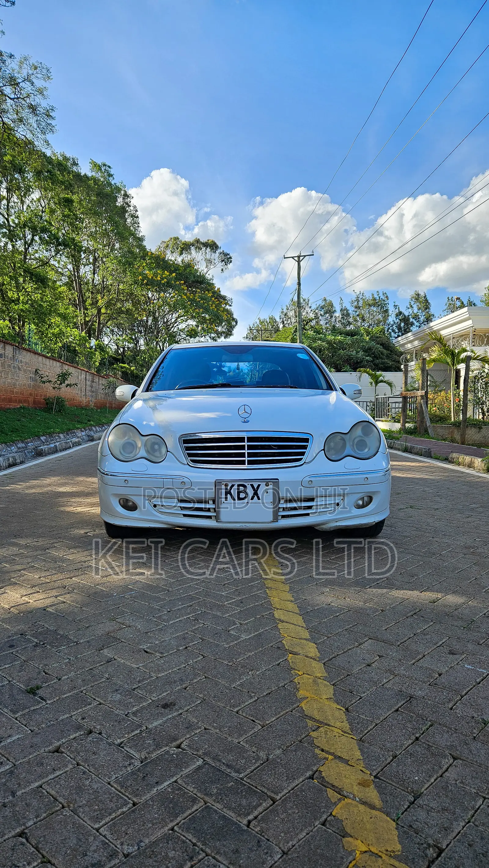Mercedes-Benz C180 2007 White