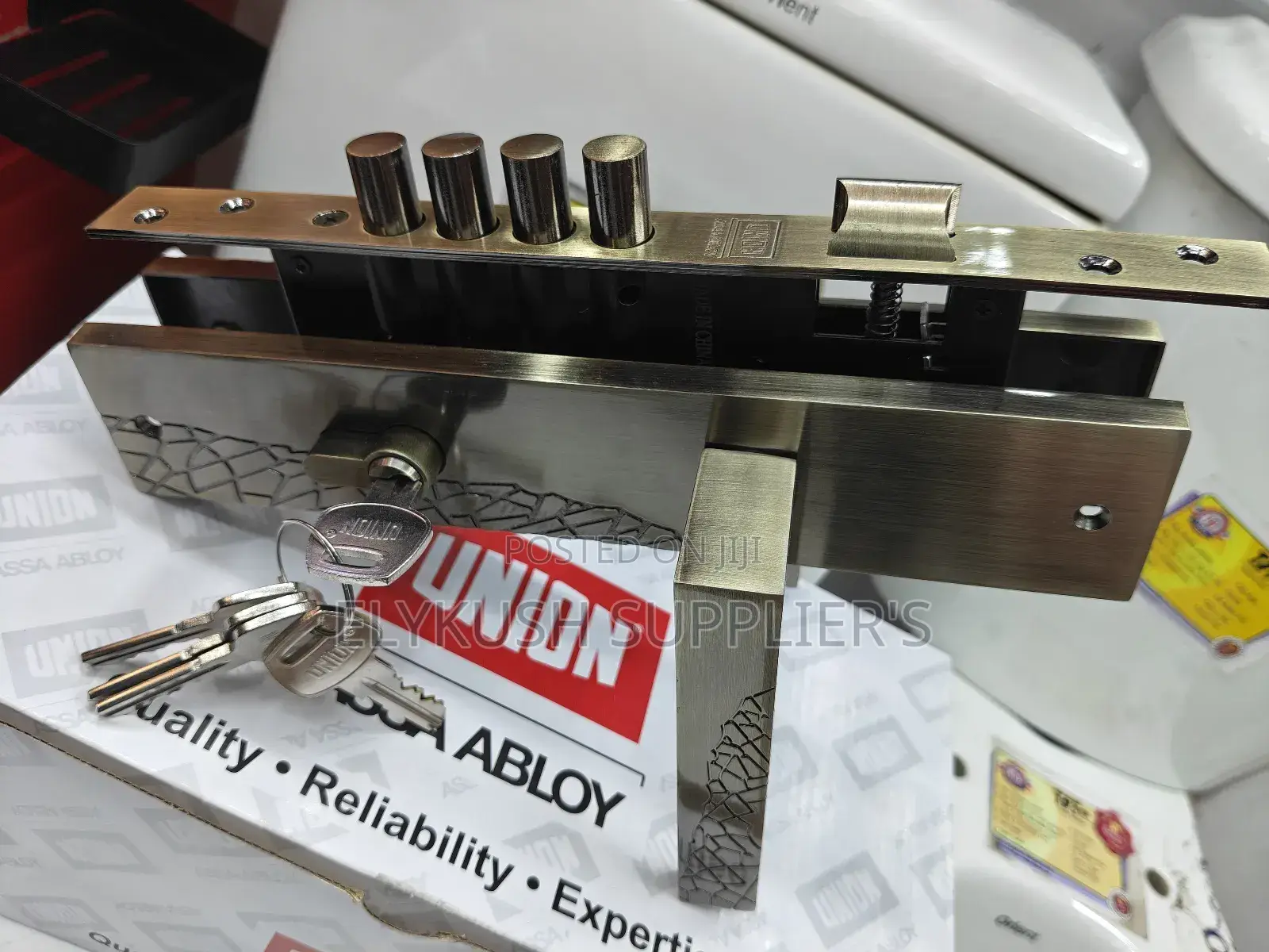 236 Ab Steel Door Lock Union