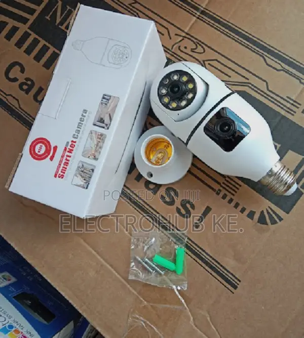 Smartnet Wifi E27 Bulb Dual Camera V380pro Available